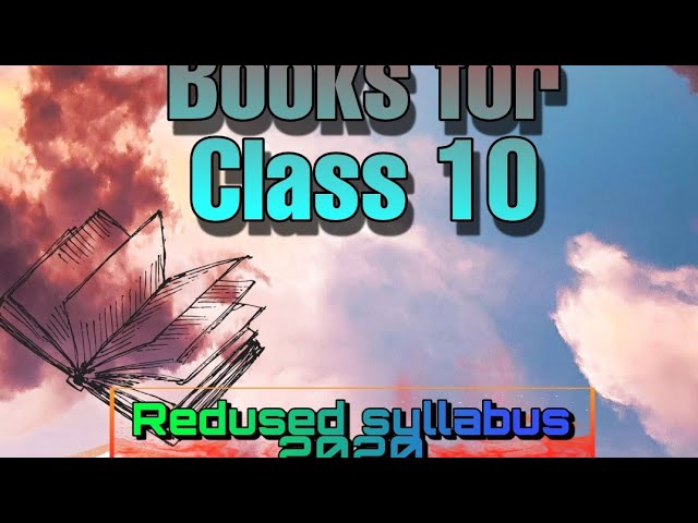 Best reference books for class10 with redused syllabus.