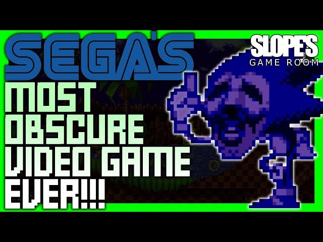 Uncovering Sega's Hidden Gem: The Most Obscure Video Game Yet!!! | Dan Ibbertson