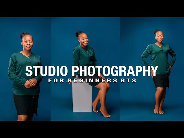 Studio Photography for Beginners + Lighting and Camera Settings | Behind the Scenes