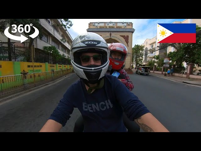 Sta Rosa City Hall - 360 Video of a Motorcycle Ride in Santa Rosa, Laguna, Philippines