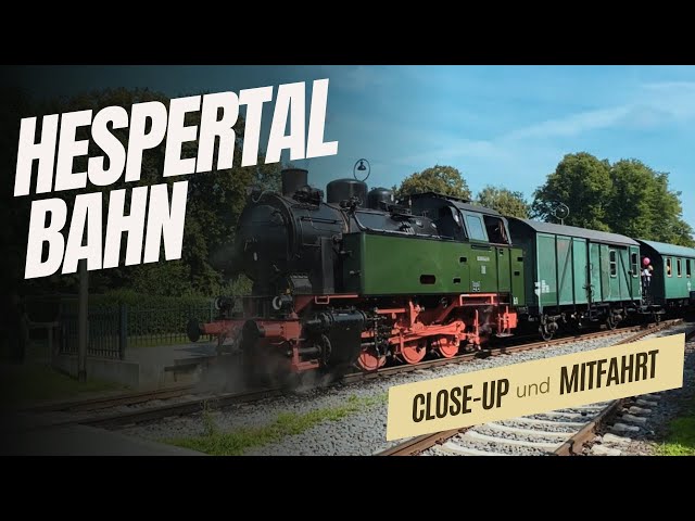 Hespertalbahn Steam Locomotive - Details and Ride, including Carriages