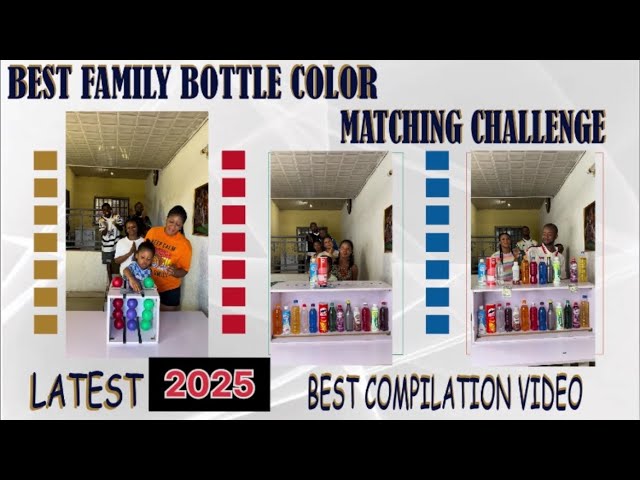 THE BEST ENTERTAINING & SMART FAMILY COLOR MATCHING CHALLENGE - LATEST 2025 COMPILATION VIDEO