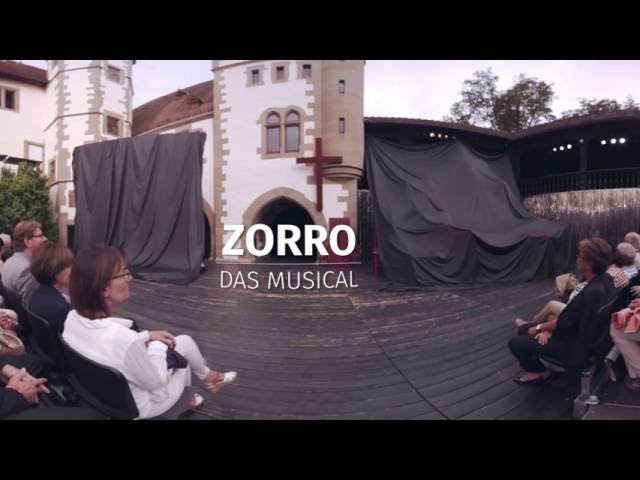 "Zorro - das Musical" in 360° - Burgfestspiele Jagsthausen 2016