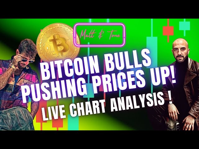 BITCOIN BULLS PUSHING PRICES UP!-LIVE CHART ANALYSIS!