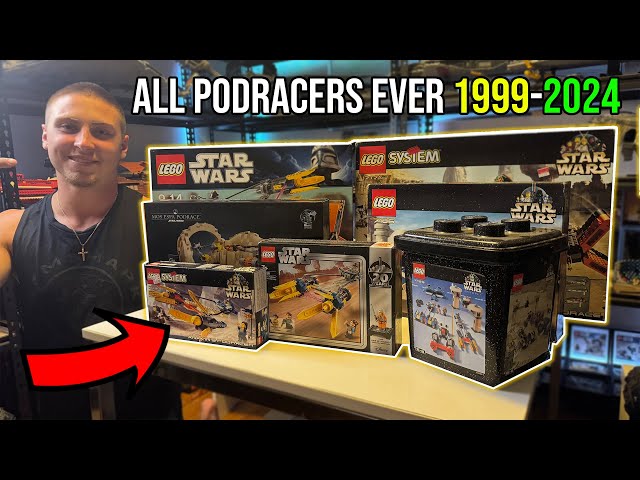 EVERY SINGLE LEGO STAR WARS PODRACER SET EVER MADE 1999-2025