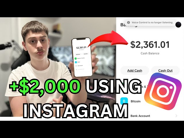 How You Can Earn $2,000/Month Using Instagram (EASY)