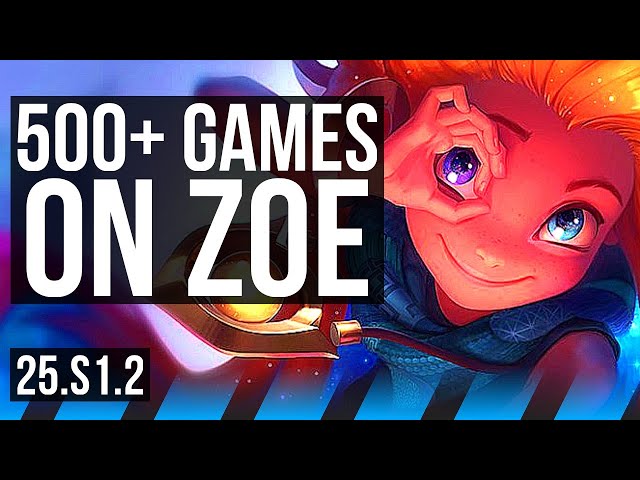 ZOE vs SYLAS (MID) | Rank 7 Zoe, 500+ games | NA Grandmaster | 25.S1.2