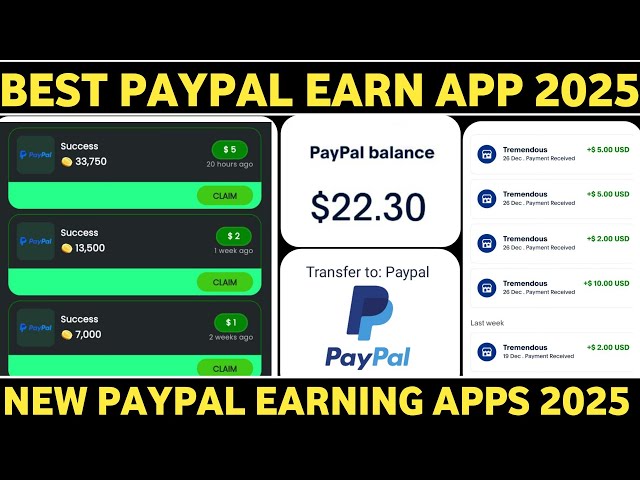 New PayPal Earning Apps 2025 || Best PayPal Earning Apps 2025 || Cash Romeo App Withdrawal