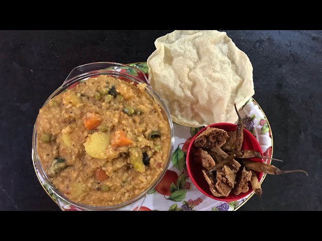 BISIBELABATH recipe in telugu with eng subtitles ||Authentic Karnataka cuisine|| Rice recipes