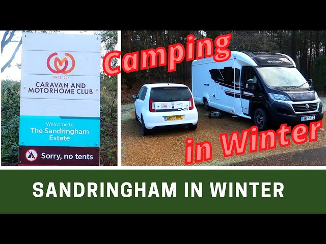 Camping at SANDRINGHAM CAMC SITE Norfolk in December 2020 | Ep319