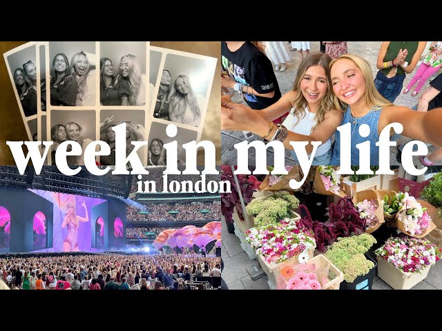 WEEK IN MY LIFE IN LONDON 🇬🇧 Eras Tour Nights 5 + 7, Shopping & Exploring with the Girls!