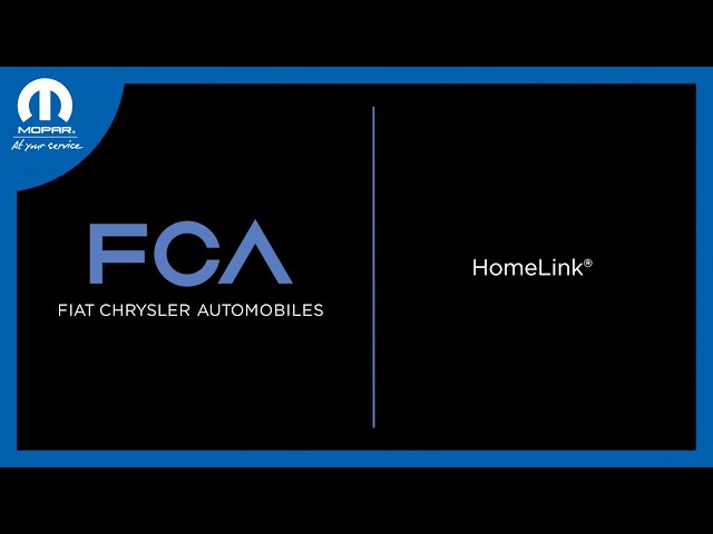 HomeLink® | How To | 2024 Chrysler, Dodge, Jeep & Ram Vehicles