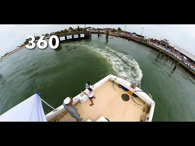 "May Worm" 10 year old! Extreme Boat Docking in 360° | VR / 4K