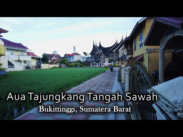 A Sunny Morning Walk, Sightseeing, and Look Around AUA TAJUNGKANG VILLAGE, BUKITTINGGI