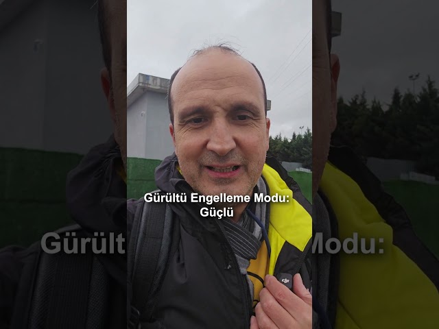 DJI Mic Mini gürültü engelleme modunu test ettim