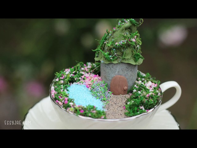 DIY Easy Mini Fairy Garden in a Teacup Tutorial ☀️ Summer Crafts