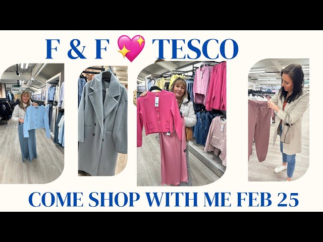 Tesco F & F Come Shop with me 👗👜👖💖