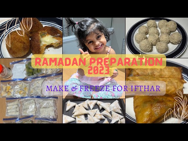 Ramadan preparation 2023| Make and Freeze| Chicken Samosa| Chicken Chinese Spring Roll| Reshmi Kebab