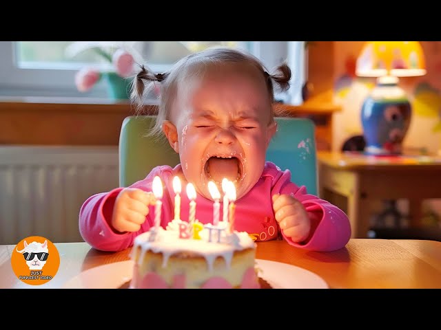 MOST BABY Singing Then Crying with Birthday Candles - Funny Baby Videos | Just Funniest