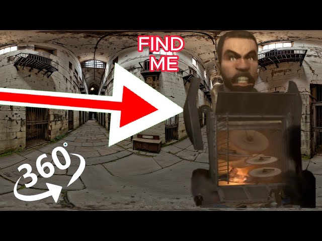 FIND  Skibidi Toilet. Giant Buzzsaw Skibidi Furnace   -  looking for a challenge 360° VR video