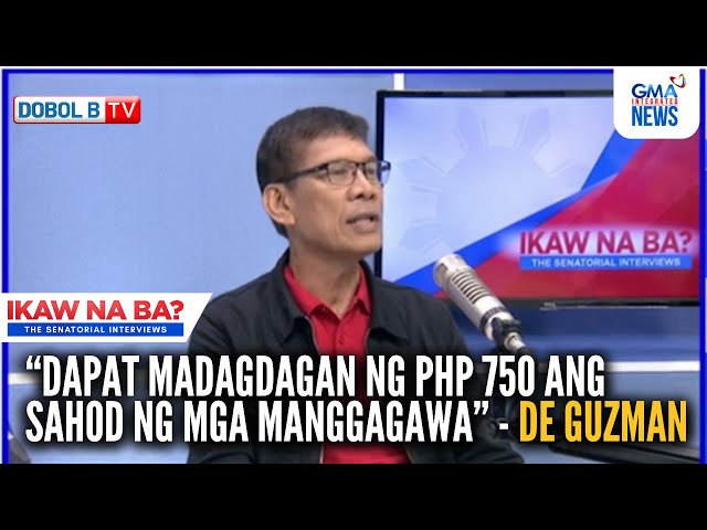 Dagdag 750 sa sahod, isusulong umano ni Ka Leody sa Senado | Ikaw Na Ba? The Senatorial Interviews