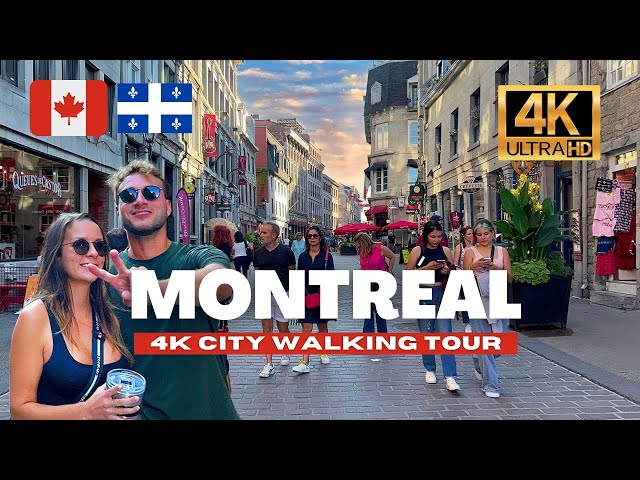 🇨🇦 Montreal, Canada Walking Tour - Old Montreal [4K Ultra HD /60fps]