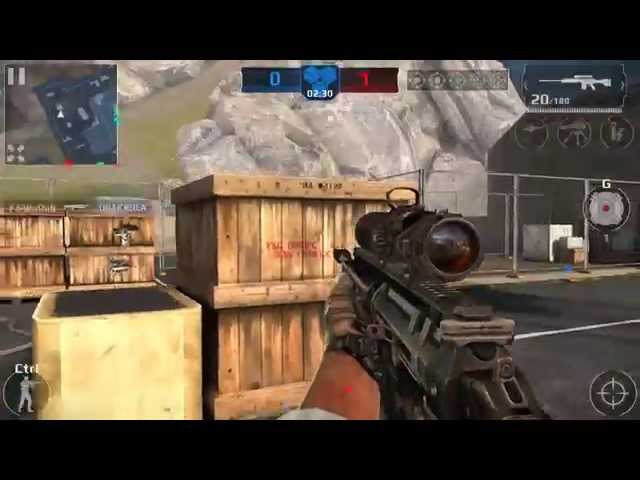 Modern Combat 5 | SCRAMBLE | out of map GLITCH