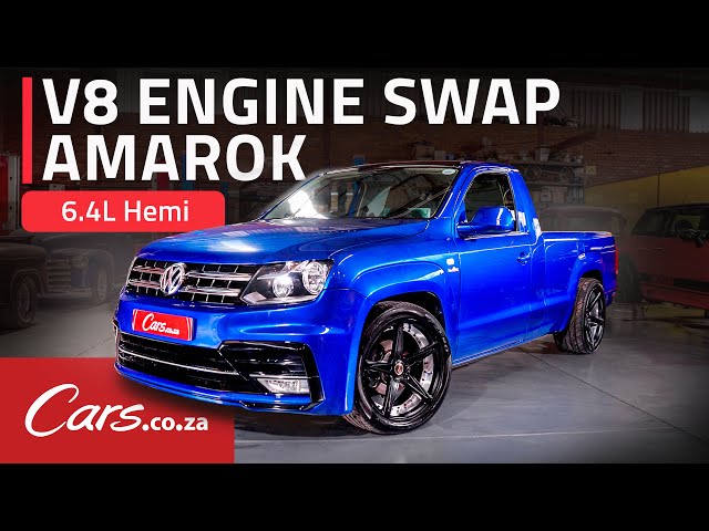 V8-swapped Amarok - Twin-turbo 6.4L Hemi SRT8 engine in a bakkie!