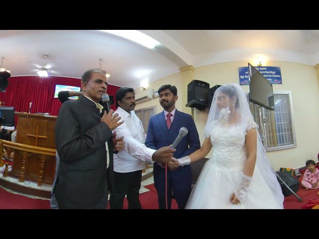 Tamil Christian Wedding Highlights |Godwin WEDS Prarthana|CARL AND JOY PHOTOGRAPHY|360 Degree Video