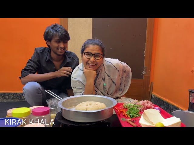 Chicken Paneer Khema Paratha || Kirak Hyderabadi Khala || Priyareddytiktok || Hyderabadi