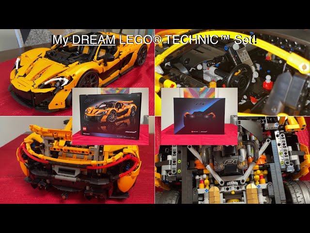 LEGO TECHNIC McLaren P1™ 42172 Speed Build and Brief Review [1080p 60 fps]