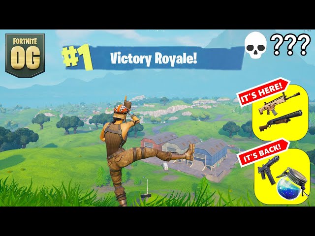 RENEGADE RAIDER SKIN! | OG Season 1 & OG Fortnite Reload | High Kill Gameplay | Controller