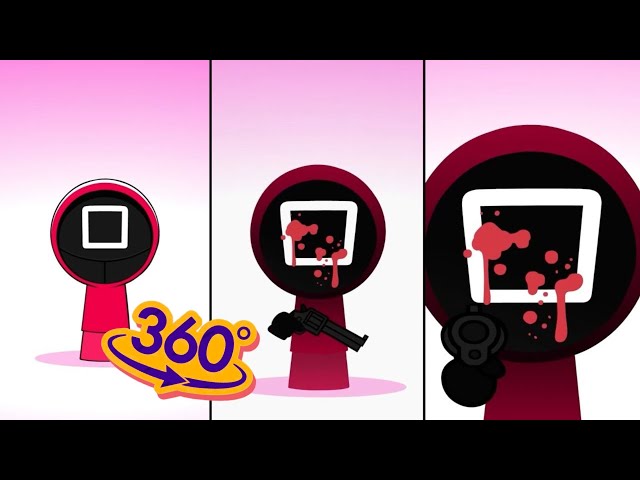 360 VR | Squid Game 2 ALL Phases | Sprunki OC ALL Phases | Compilation Incredibox  #23