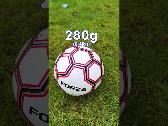 World's Heaviest Football vs World's Lightest Football