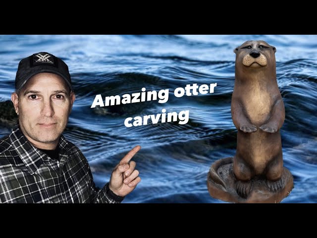 Amazing Otter Carving