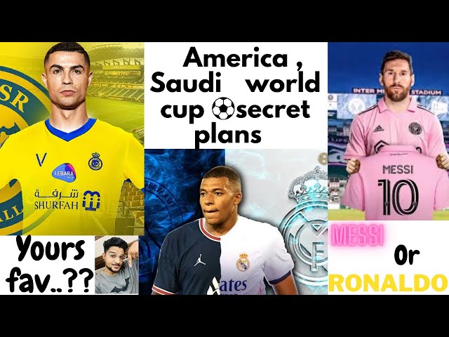 Saudi Ronaldo  | American Messi And Madrid Mbappe full Saga In (Hindi)   #ronaldo