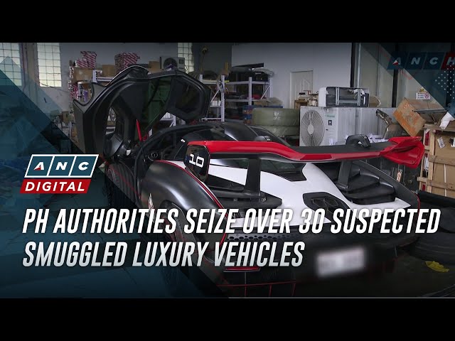 PH authorities seize over 30 suspected smuggled luxury vehicles