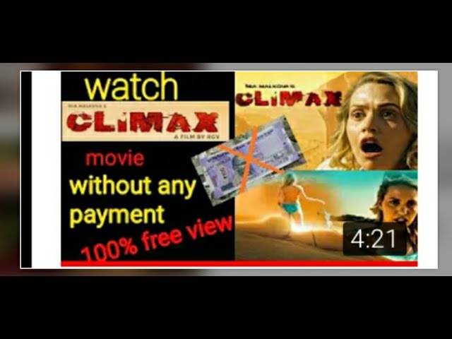 RGV CLIMAX movie free watching