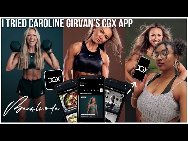 I TRIED THE  @CarolineGirvan CGX APP - IS IT WORTH IT? *app review, walkthrough, week of workouts*