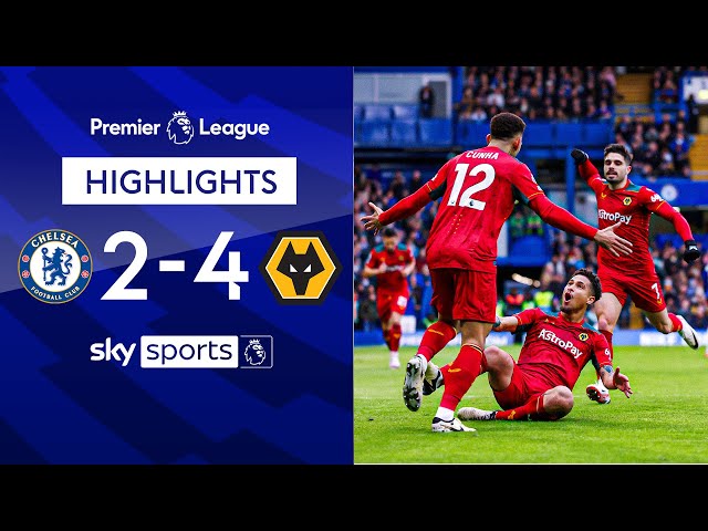 Matheus Cunha TO THE RESCUE! ⚡🔥 | Chelsea 2-4 Wolves | Premier League Highlights