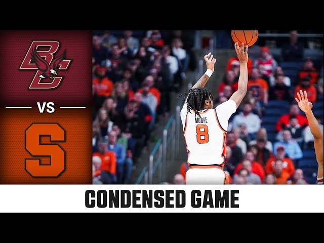 Boston College vs. Syracuse Condensed Game | 2024-25 ACC Men's Basketball