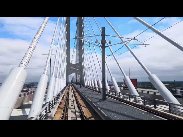 Champlain bridge from REM