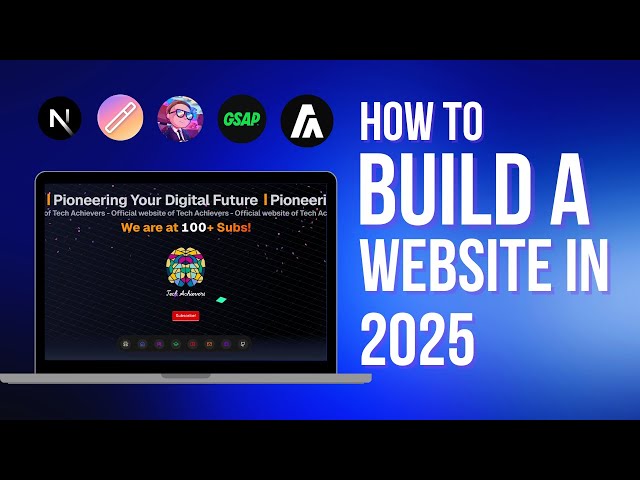 How to make a website in 2025 | Part - 1