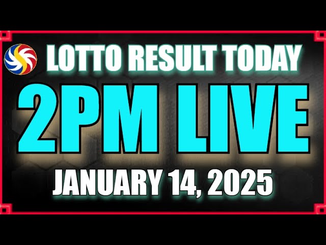 Lotto Result Today Draw Live January 14, 2026 2pm  Ez2 Swertres Pcso