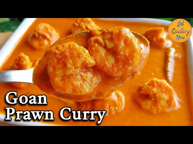 Prawn Curry Recipe | How to make a Tasty Goan Prawn Curry with Coconut Milk | Shrimp Curry Recipe