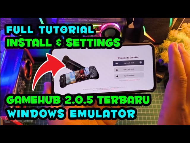 FULL TUTORIAL INSTALL DAN SETTINGS GAMEHUB 2.0.5 WINLATOR TERBARU PALING LENGKAP #winlator #gamehub