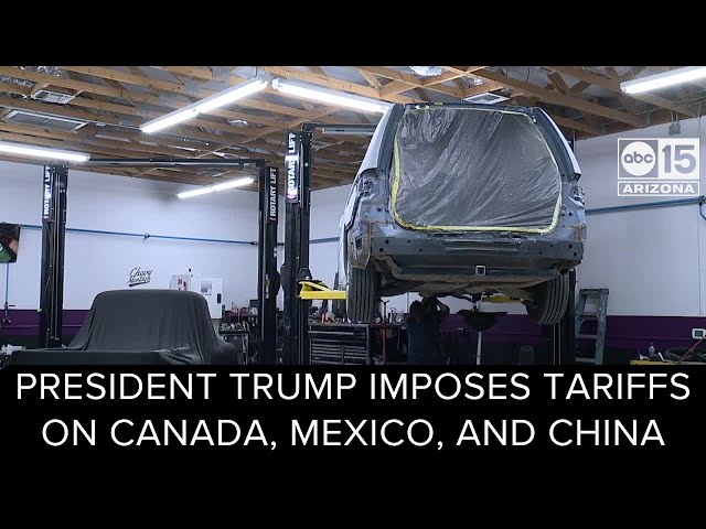 President Trump imposes tariffs on Canada, Mexico and China