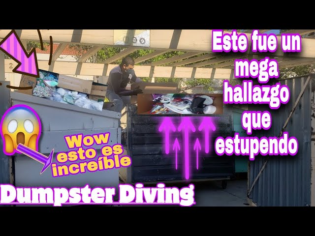 DUMPSTER DIVING♻️ESTE FUE UN MEGA HALLAZGO QUE ESTUPENDO 🫢 LO QUE EN ENCUENTRAS EN LA BASURA EN USA