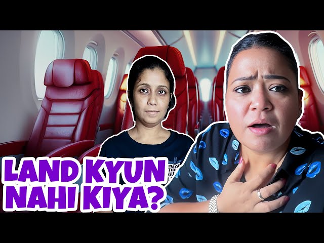 Humari Flight Aise Land Kyu hui | Bharti Singh | Haarsh Limbachiyaa | Golla