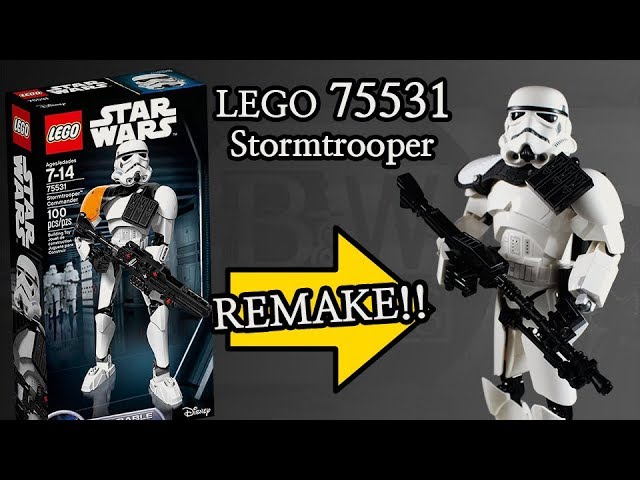 [Lego Star Wars] 75531 Stormtrooper Remake V1.0 showcase [B&W Bricks]